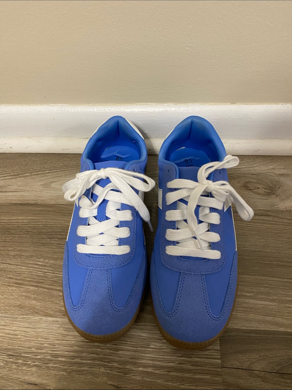 No Boundaries Blue and White Women's Sneakers